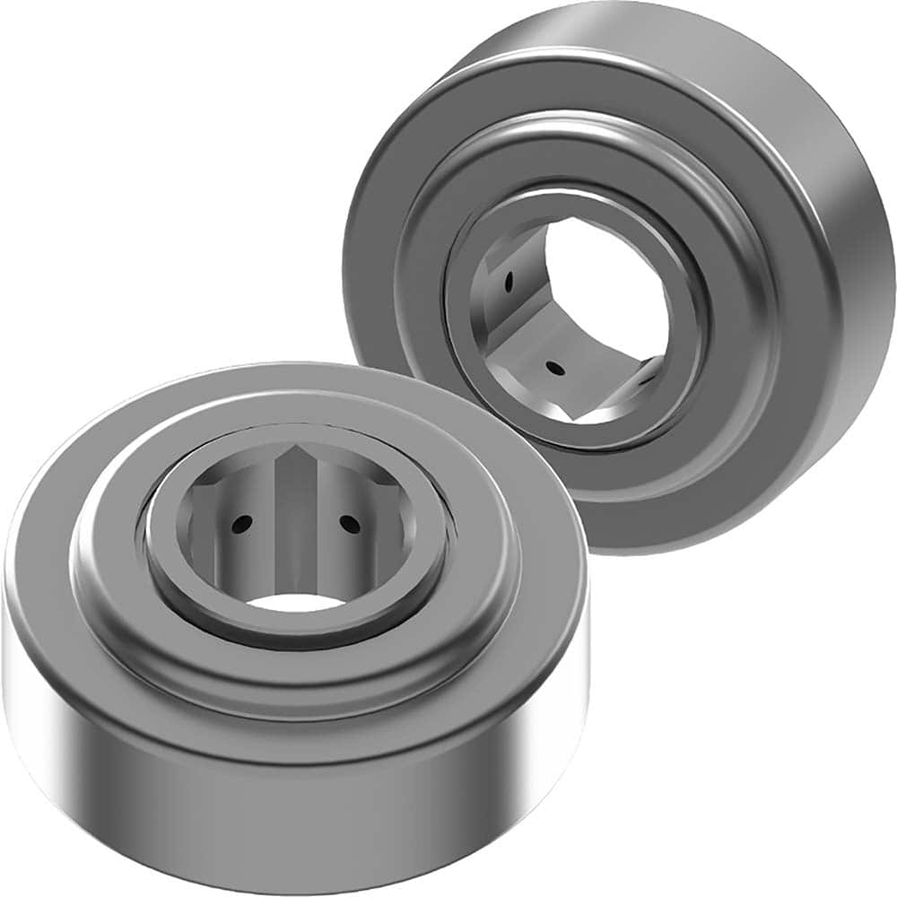 Frantz - Conveyor Bearings; Type: Hex ; Style: Hex Bore ; Hex Size (Inch): 1-1/16 ; Bore Diameter (Inch): 1-1/16 ; Outside Diameter (Decimal Inch): 3.0660 ; Flange Type: Without Flange - Exact Tooling