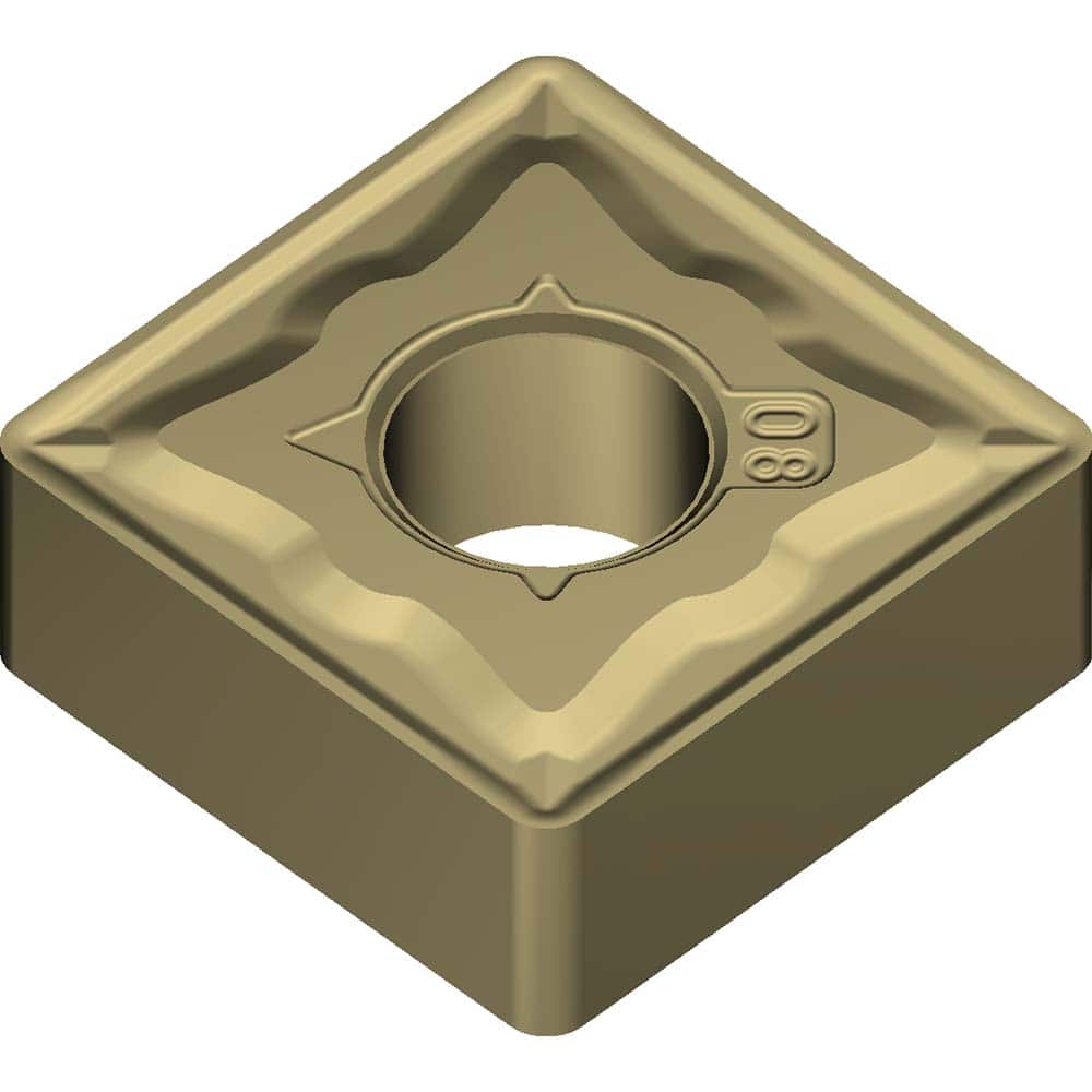 SNMG866EEM AC8020P Carbide Turning Insert Absotech Finish, 1″ Long, 1″ Inscribed Circle, 0.0945″ Corner Radius, 0.3748″ Thick, Series AC8020P