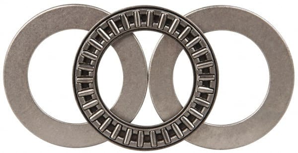 Kurt - 3 Piece Vise Thrust Bearing Assembly - Steel - Exact Tooling