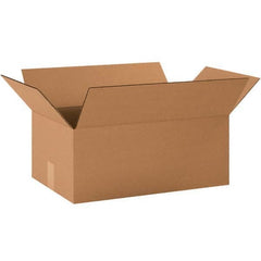 Made in USA - Pack of (25) 12" Wide x 20" Long x 7" High Corrugated Shipping Box - Exact Tooling