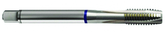 1/4-28 Dia. - 2B - 3 FL - Cobalt Spiral Point Plug Blue Ring Tap - Bright FORM-B DIN 374 - Exact Tooling