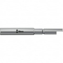 Wera - 4mm Drive, Nut Setter Screwdriver Bit - 44mm OAL - Exact Tooling