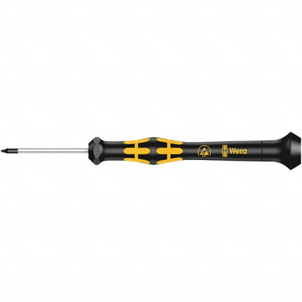 Wera - IPR1 Tamper Resistant Torx Driver - 40mm Blade Length, 137mm OAL, Ergonomic Handle - Exact Tooling