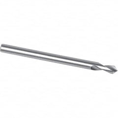 Magafor - 3mm Body Diam, 90°, 3-1/8" OAL, Solid Carbide Spotting Drill - Exact Tooling