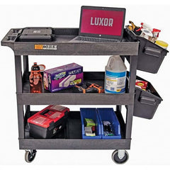Luxor - Carts Type: Utility Cart Load Capacity (Lb.): 400 - Exact Tooling