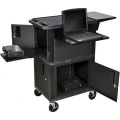 Luxor - Mobile Work Centers Type: Pull-Out Tray Shelf Storage Cabinet Load Capacity (Lb.): 300 - Exact Tooling
