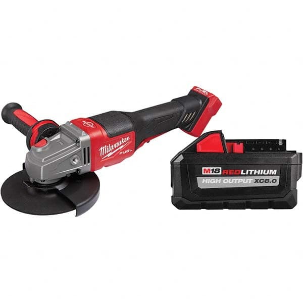 Milwaukee Tool - Angle & Disc Grinders Type of Power: Cordless Wheel Diameter (Inch): 4-1/2 - 6 - Exact Tooling