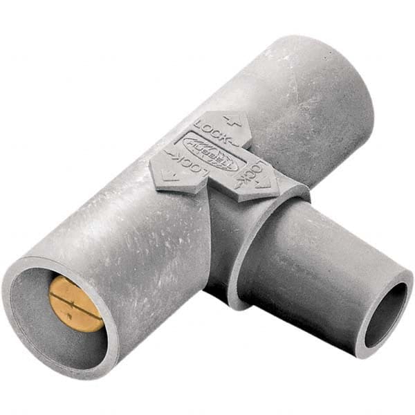 Hubbell Wiring Device-Kellems - Single Pole Plugs & Connectors Connector Type: Paralleling Tee End Style: Female-Male-Male - Exact Tooling