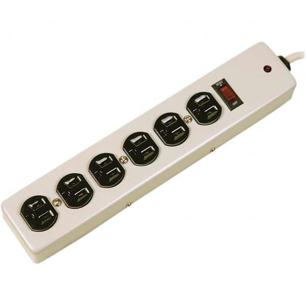 Hubbell Wiring Device-Kellems - Power Outlet Strips Amperage: 15 Voltage: 125 V - Exact Tooling