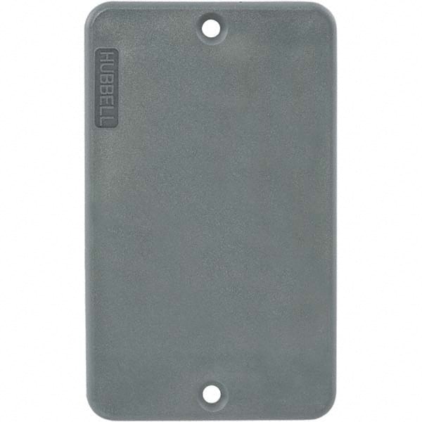 Hubbell Wiring Device-Kellems - Electrical Outlet Box & Switch Box Accessories Accessory Type: Box Cover Material: PBT Resin - Exact Tooling