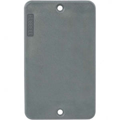 Hubbell Wiring Device-Kellems - Electrical Outlet Box & Switch Box Accessories Accessory Type: Box Cover Material: PBT Resin - Exact Tooling