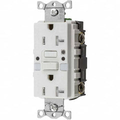 Hubbell Wiring Device-Kellems - GFCI Receptacles Grade: Commercial Color: White - Exact Tooling