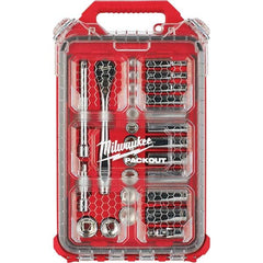 Milwaukee Tool - Socket Sets Measurement Type: SAE Drive Size: 3/8 - Exact Tooling