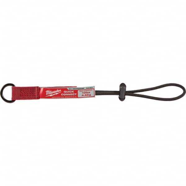 Milwaukee Tool - Tool Holding Accessories; Type: Tool Lanyard ; Connection Type: Loop ; Length: 11.25 ; Length (Decimal Inch): 11.25 ; Additional Info: (3) 10lb Quick-Connect Accessory ; Color: Black; Red - Exact Tooling