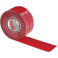 Milwaukee Tool - Tool Holding Accessories; Type: Tool Lanyard ; Connection Type: Tape ; Length: 144.00 ; Length (Decimal Inch): 144.00 ; Additional Info: 12ft Self-Adhering Tape ; Color: Red - Exact Tooling