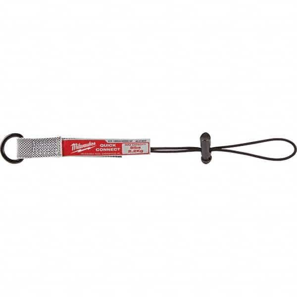 Milwaukee Tool - Tool Holding Accessories; Type: Tool Lanyard ; Connection Type: Loop ; Length: 11.25 ; Length (Decimal Inch): 11.25 ; Additional Info: (3) 5lb Small Quick-Connect Accessory ; Color: Black; Red - Exact Tooling