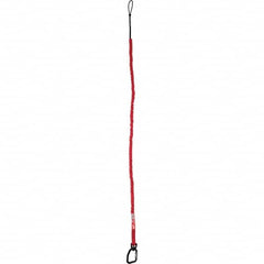 Milwaukee Tool - Tool Holding Accessories; Type: Tool Lanyard ; Connection Type: Carabiner ; Length: 54.40 ; Length (Decimal Inch): 54.40 ; Additional Info: 10lb Extended Reach Locking Tool Lanyard ; Color: Red - Exact Tooling
