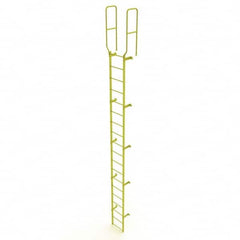 TRI-ARC - Rolling & Wall Mounted Ladders & Platforms Type: Fixed Ladder Style: Safety Cage - Exact Tooling