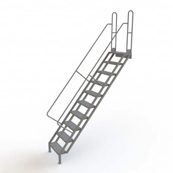 TRI-ARC - Rolling & Wall Mounted Ladders & Platforms Type: Stairway Slope Ladder Style: Stair Unit - Exact Tooling