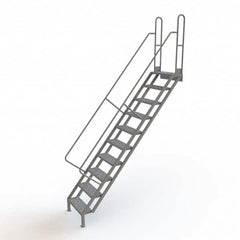 TRI-ARC - Rolling & Wall Mounted Ladders & Platforms Type: Stairway Slope Ladder Style: Stair Unit - Exact Tooling