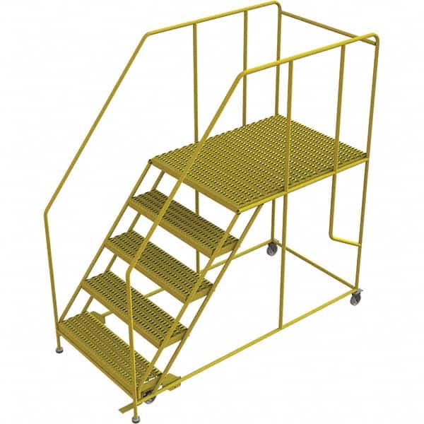 TRI-ARC - Rolling & Wall Mounted Ladders & Platforms Type: Rolling Work Platform Style: Steel Work Platform - Exact Tooling