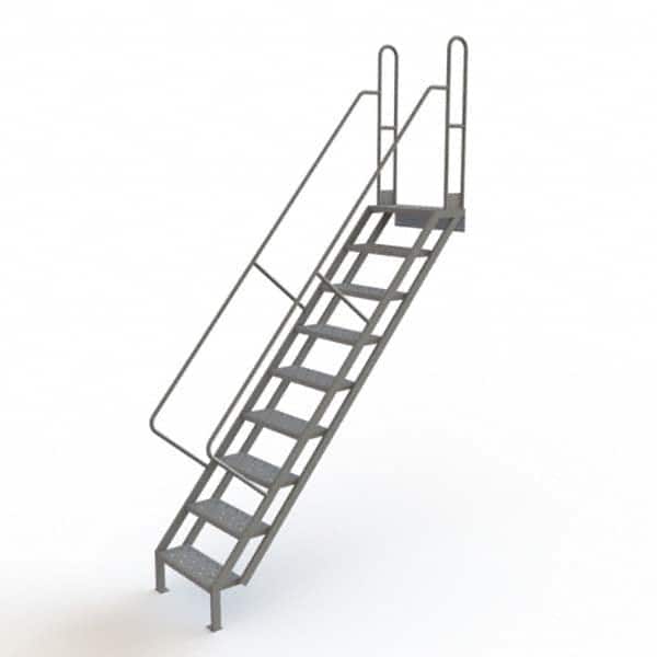 TRI-ARC - Rolling & Wall Mounted Ladders & Platforms Type: Stairway Slope Ladder Style: Stair Unit - Exact Tooling