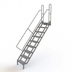 TRI-ARC - Rolling & Wall Mounted Ladders & Platforms Type: Stairway Slope Ladder Style: Stair Unit - Exact Tooling