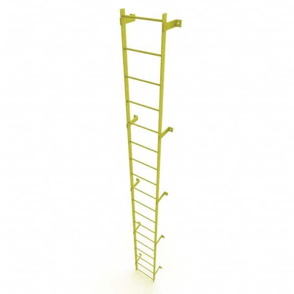 TRI-ARC - Rolling & Wall Mounted Ladders & Platforms Type: Fixed Ladder Style: Safety Cage - Exact Tooling