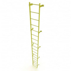 TRI-ARC - Rolling & Wall Mounted Ladders & Platforms Type: Fixed Ladder Style: Safety Cage - Exact Tooling