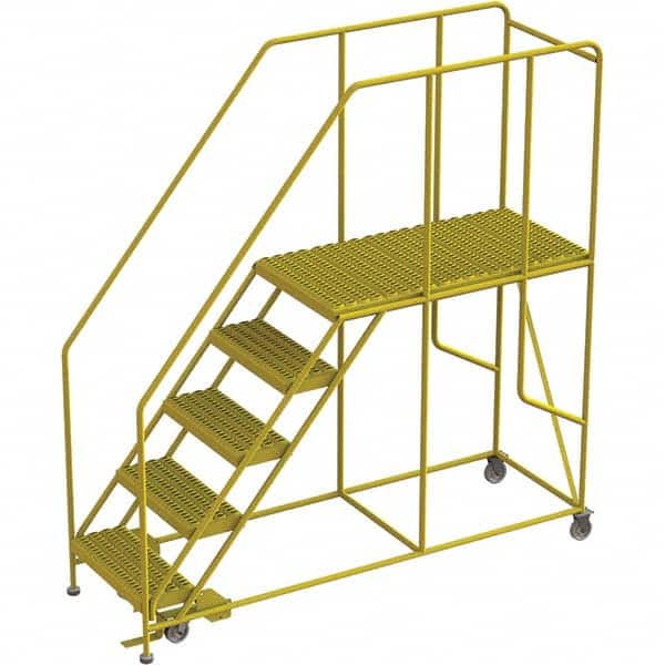 TRI-ARC - Rolling & Wall Mounted Ladders & Platforms Type: Rolling Work Platform Style: Steel Work Platform - Exact Tooling