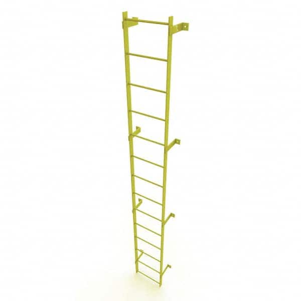 TRI-ARC - Rolling & Wall Mounted Ladders & Platforms Type: Fixed Ladder Style: Safety Cage - Exact Tooling