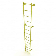 TRI-ARC - Rolling & Wall Mounted Ladders & Platforms Type: Fixed Ladder Style: Safety Cage - Exact Tooling