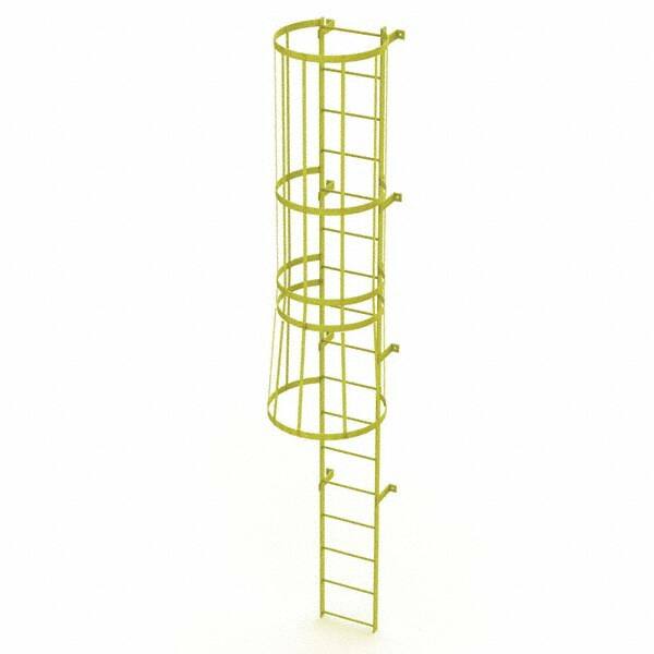 TRI-ARC - Rolling & Wall Mounted Ladders & Platforms Type: Fixed Ladder Style: Safety Cage - Exact Tooling