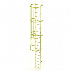 TRI-ARC - Rolling & Wall Mounted Ladders & Platforms Type: Fixed Ladder Style: Safety Cage - Exact Tooling