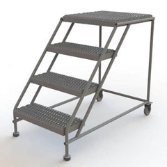 TRI-ARC - Rolling & Wall Mounted Ladders & Platforms Type: Rolling Work Platform Style: Steel Work Platform - Exact Tooling