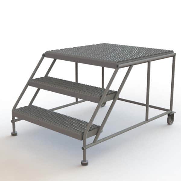 TRI-ARC - Rolling & Wall Mounted Ladders & Platforms Type: Rolling Work Platform Style: Steel Work Platform - Exact Tooling