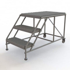 TRI-ARC - Rolling & Wall Mounted Ladders & Platforms Type: Rolling Work Platform Style: Steel Work Platform - Exact Tooling