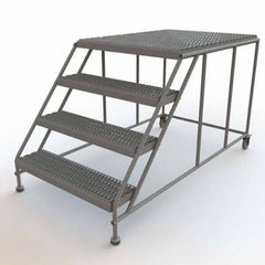 TRI-ARC - Rolling & Wall Mounted Ladders & Platforms Type: Rolling Work Platform Style: Steel Work Platform - Exact Tooling
