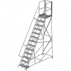 TRI-ARC - Rolling & Wall Mounted Ladders & Platforms Type: Rolling Warehouse Ladder Style: Rolling Platform Ladder - Exact Tooling