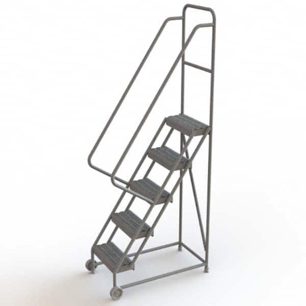 TRI-ARC - Rolling & Wall Mounted Ladders & Platforms Type: TiltNRoll Rolling Ladder Style: Tilt & Roll Safety Ladder - Exact Tooling