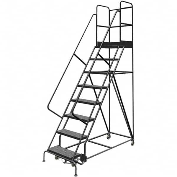 TRI-ARC - Rolling & Wall Mounted Ladders & Platforms Type: Rolling Warehouse Ladder Style: Rolling Platform Ladder - Exact Tooling