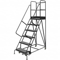 TRI-ARC - Rolling & Wall Mounted Ladders & Platforms Type: Rolling Warehouse Ladder Style: Rolling Platform Ladder - Exact Tooling