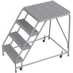 TRI-ARC - Rolling & Wall Mounted Ladders & Platforms Type: Rolling Warehouse Ladder Style: Rolling Safety Ladder - Exact Tooling