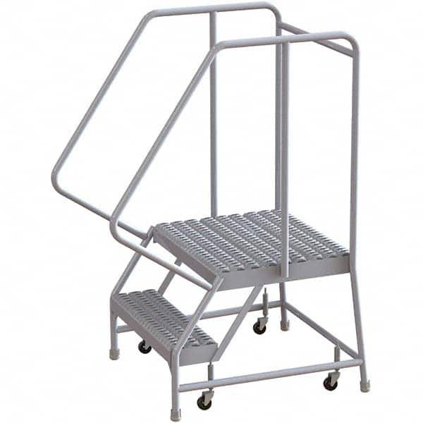 TRI-ARC - Rolling & Wall Mounted Ladders & Platforms Type: Rolling Warehouse Ladder Style: Rolling Safety Ladder - Exact Tooling