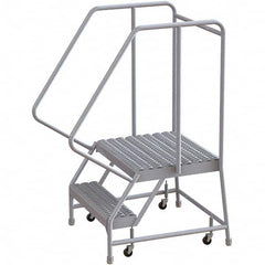 TRI-ARC - Rolling & Wall Mounted Ladders & Platforms Type: Rolling Warehouse Ladder Style: Rolling Safety Ladder - Exact Tooling