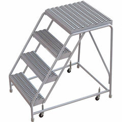 TRI-ARC - Rolling & Wall Mounted Ladders & Platforms Type: Rolling Warehouse Ladder Style: Rolling Safety Ladder - Exact Tooling