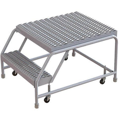 TRI-ARC - Rolling & Wall Mounted Ladders & Platforms Type: Rolling Warehouse Ladder Style: Rolling Safety Ladder - Exact Tooling