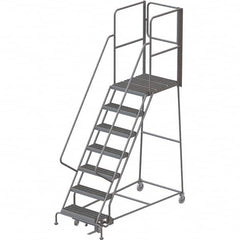 TRI-ARC - Rolling & Wall Mounted Ladders & Platforms Type: Rolling Warehouse Ladder Style: Rolling Platform Ladder - Exact Tooling