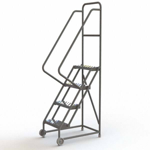 TRI-ARC - Rolling & Wall Mounted Ladders & Platforms Type: TiltNRoll Rolling Ladder Style: Tilt & Roll Safety Ladder - Exact Tooling