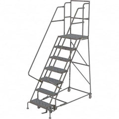 TRI-ARC - Rolling & Wall Mounted Ladders & Platforms Type: Rolling Warehouse Ladder Style: Rolling Platform Ladder - Exact Tooling
